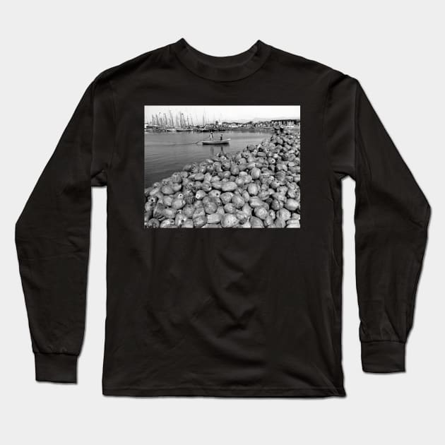 Haitian coconuts at Port Au Prince Long Sleeve T-Shirt by In Memory of Jerry Frank